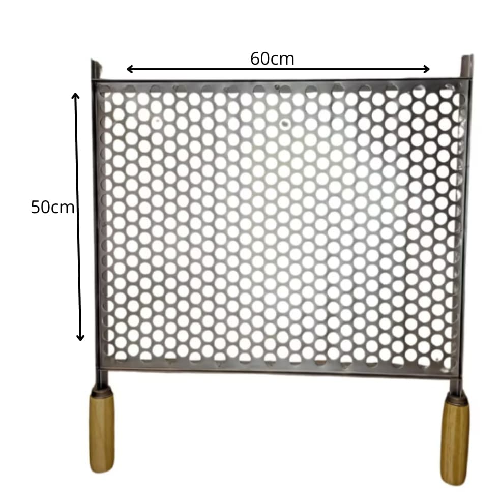 Grelha para churrasco Churrasqueira 60cm (larg) x 50cm (comp)