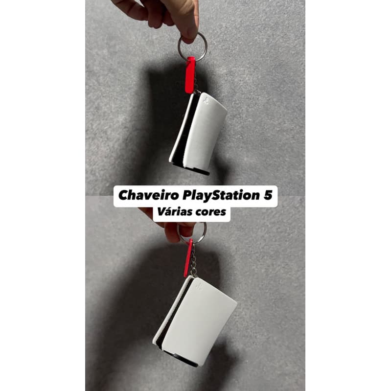 [O MAIS VENDIDO+VÁRIOS MODELOS!] Chaveiro Playstation 5 - PS5 - PS - Video Game - Sony - 3D