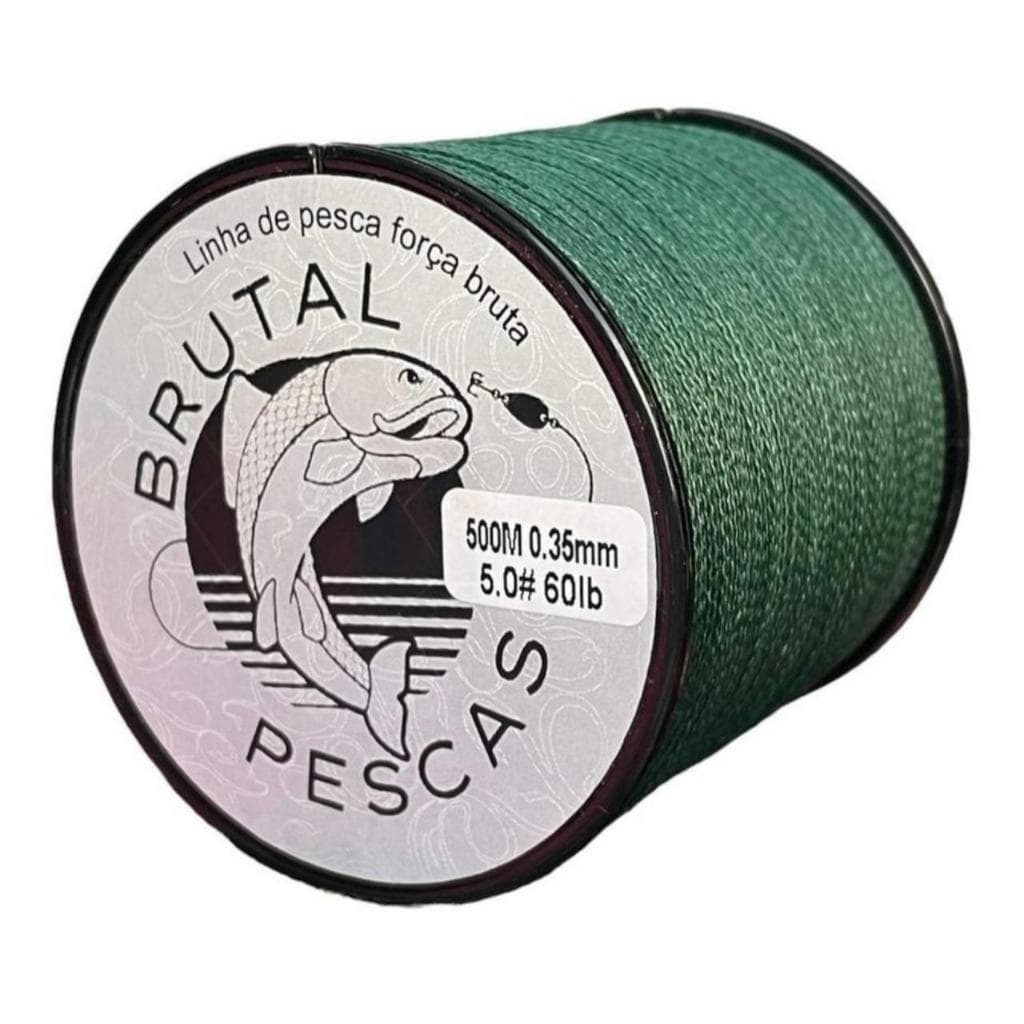 Linha Pesca Multifilamento 500m 0.20 0.35 0.18 0.50 Mm Top 4 fios - Brutal
