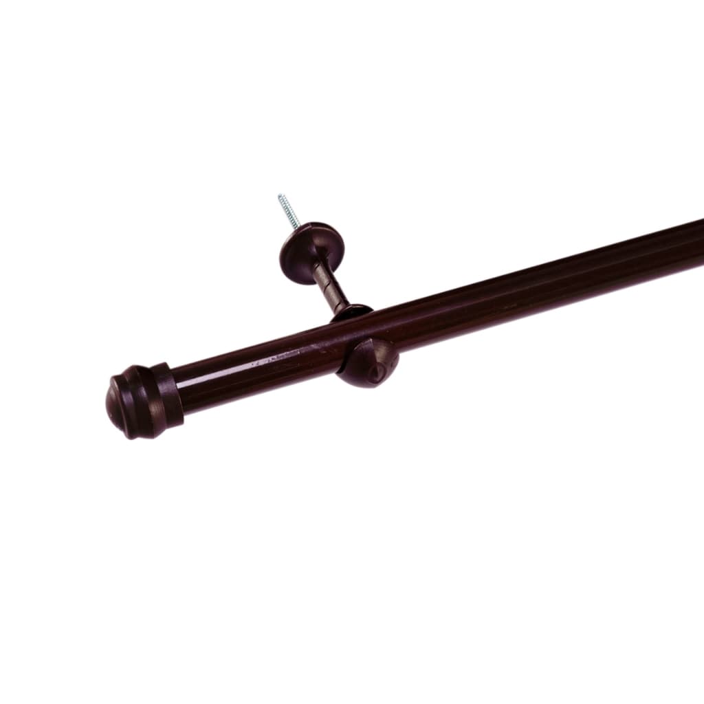 Kit Varão de 1,50 metros de 19mm Completo Para Cortinas Cozinha Sala Quarto Escritório