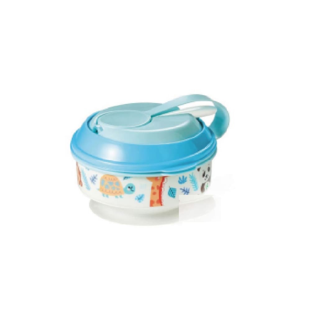 Pote porta papinha infantil com amassador 300ml