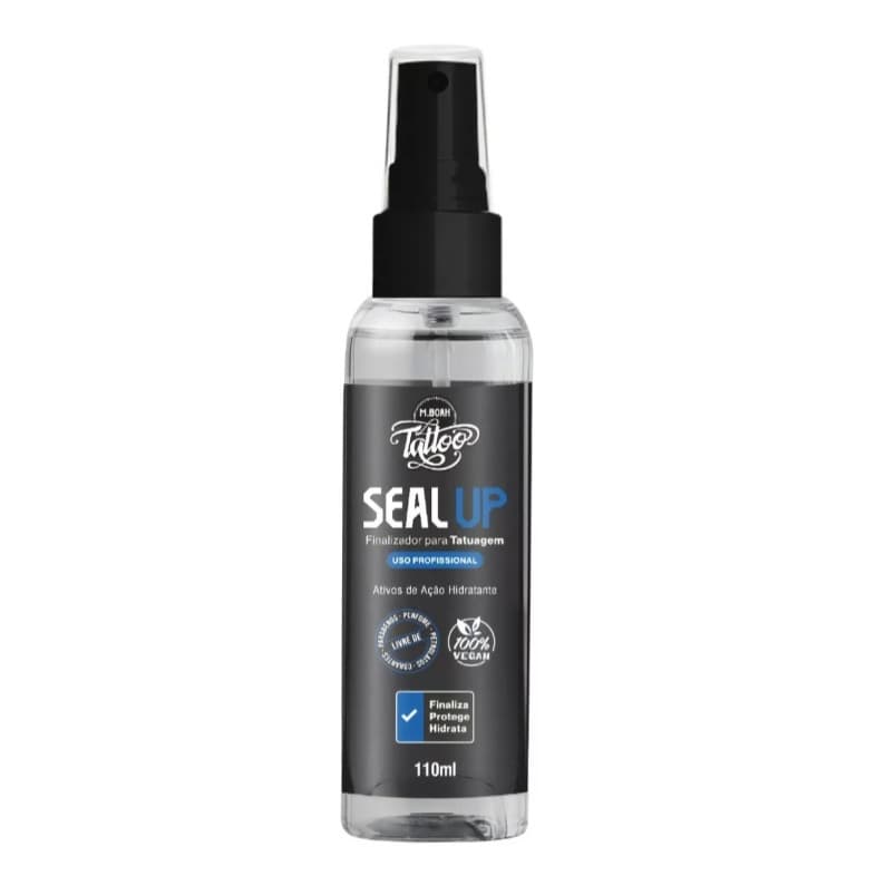 Seal Up MBoah | Finalizador para Tatuagem, Selante Fecha os Poros – Spray 110ml