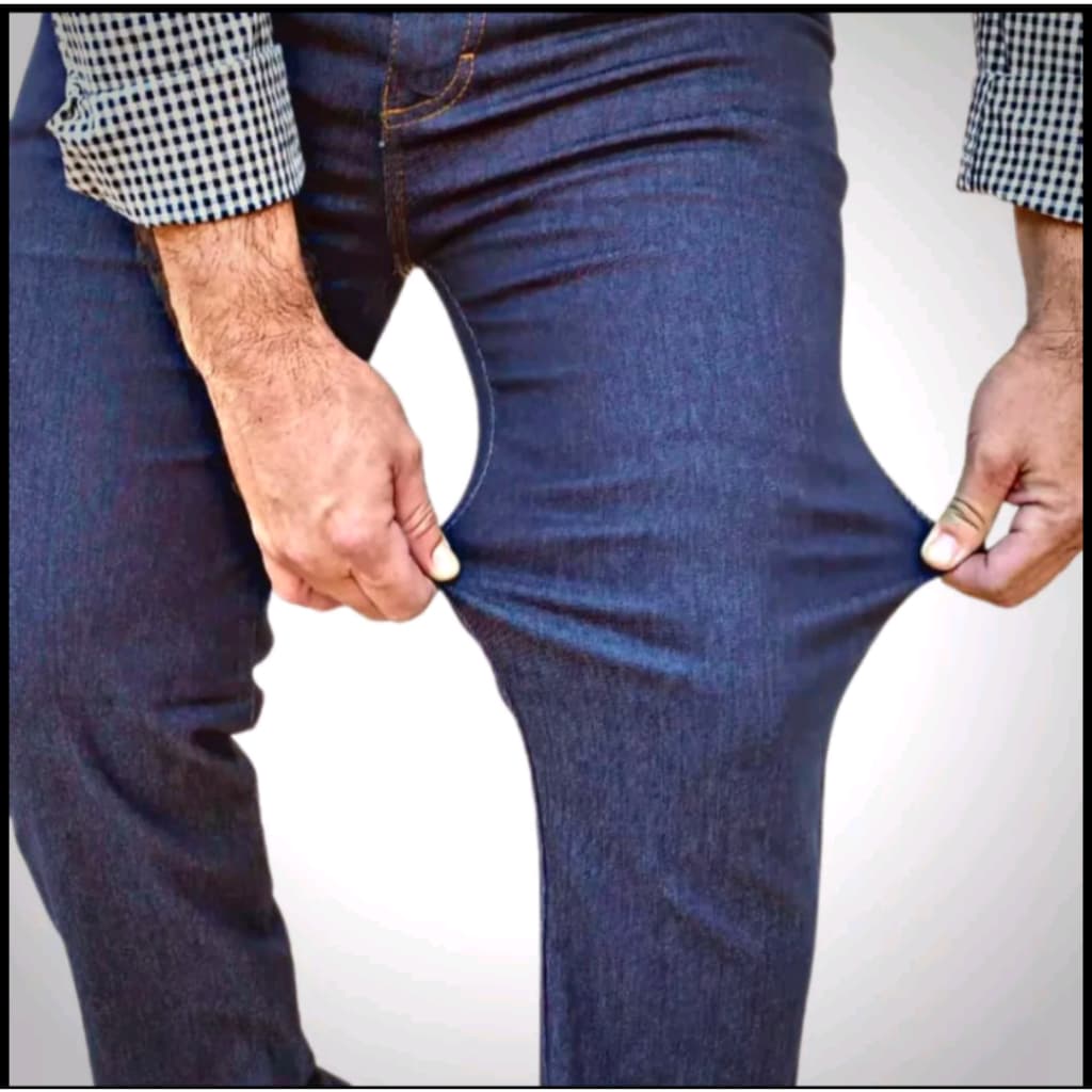 Calça jeans de trabalho com elastano