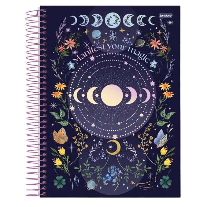Caderno Univ. 10 Matérias Mystic Astral 160fls
