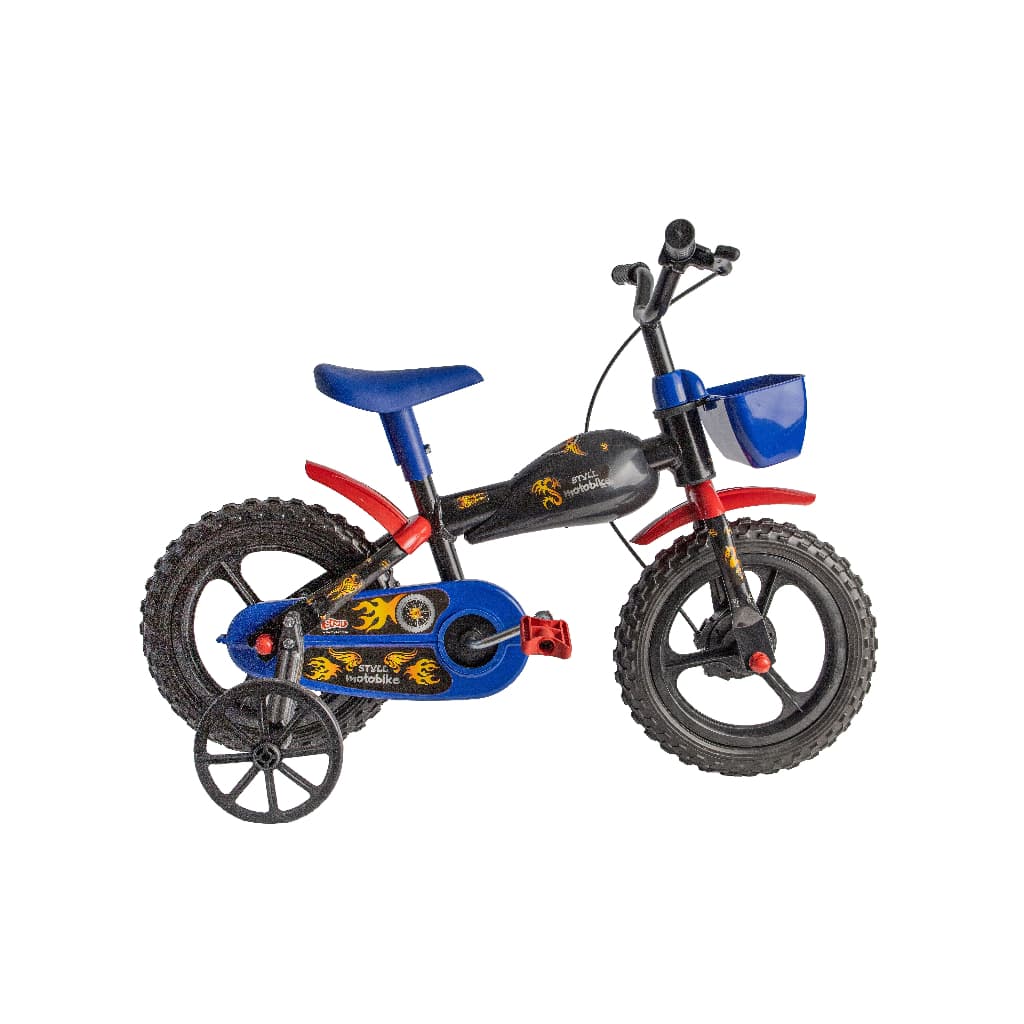 Bicicleta Infantil Styll Baby Moto Bike Aro 12 para menino