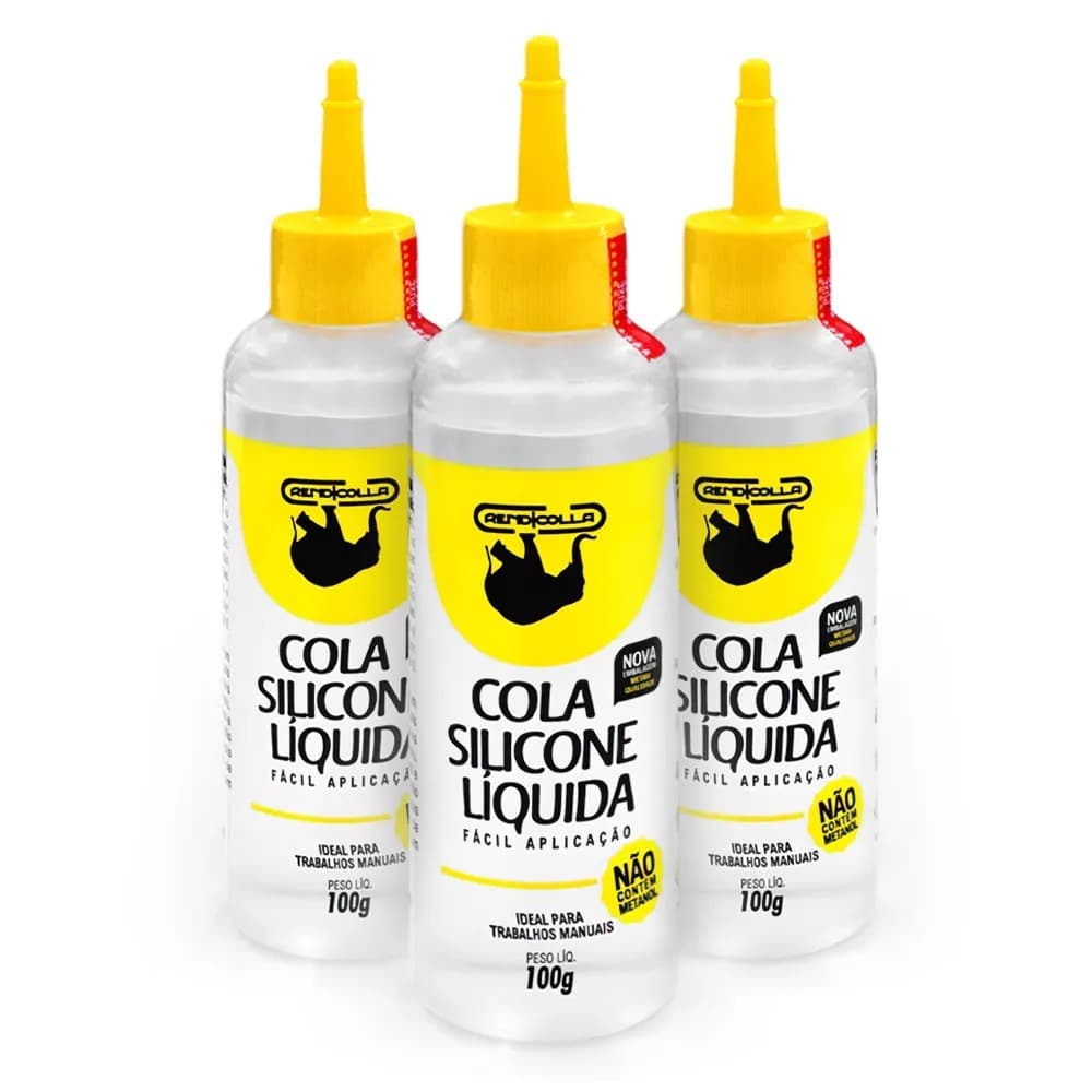 Cola Silicone líquida  100ml - 1 Unidade