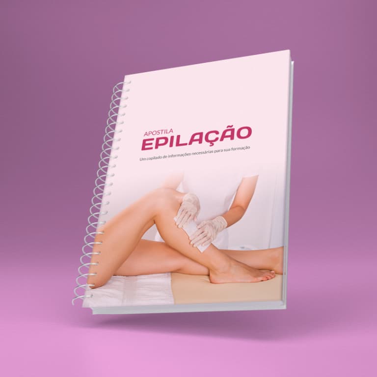 Apostila IMPRESSA de Depilação/Epilação com Cera para cursos