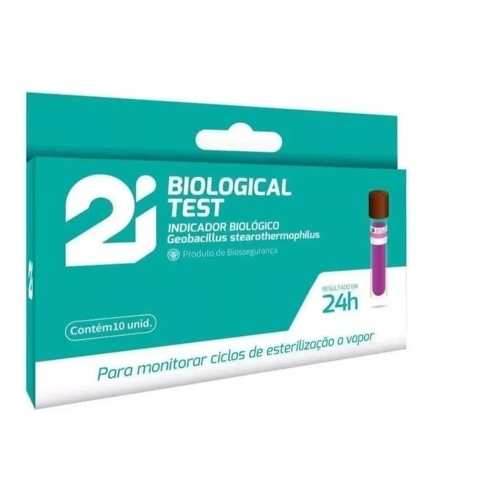 Teste Biológico 2i Indicador Autoclave 10 Ampolas