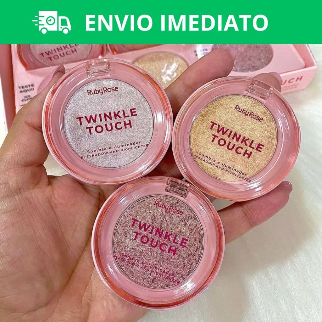 Sombra e Iluminador Twinkle Touch Ruby Rose