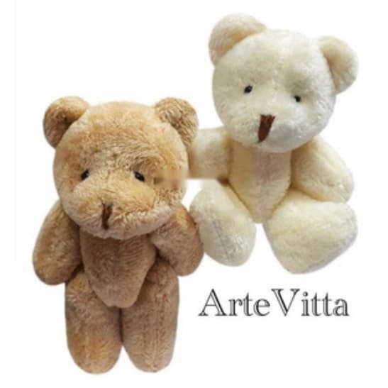 Jogo De 5 Mini Chaveiro Lembrancinha Ursinho / Urso De 8cm