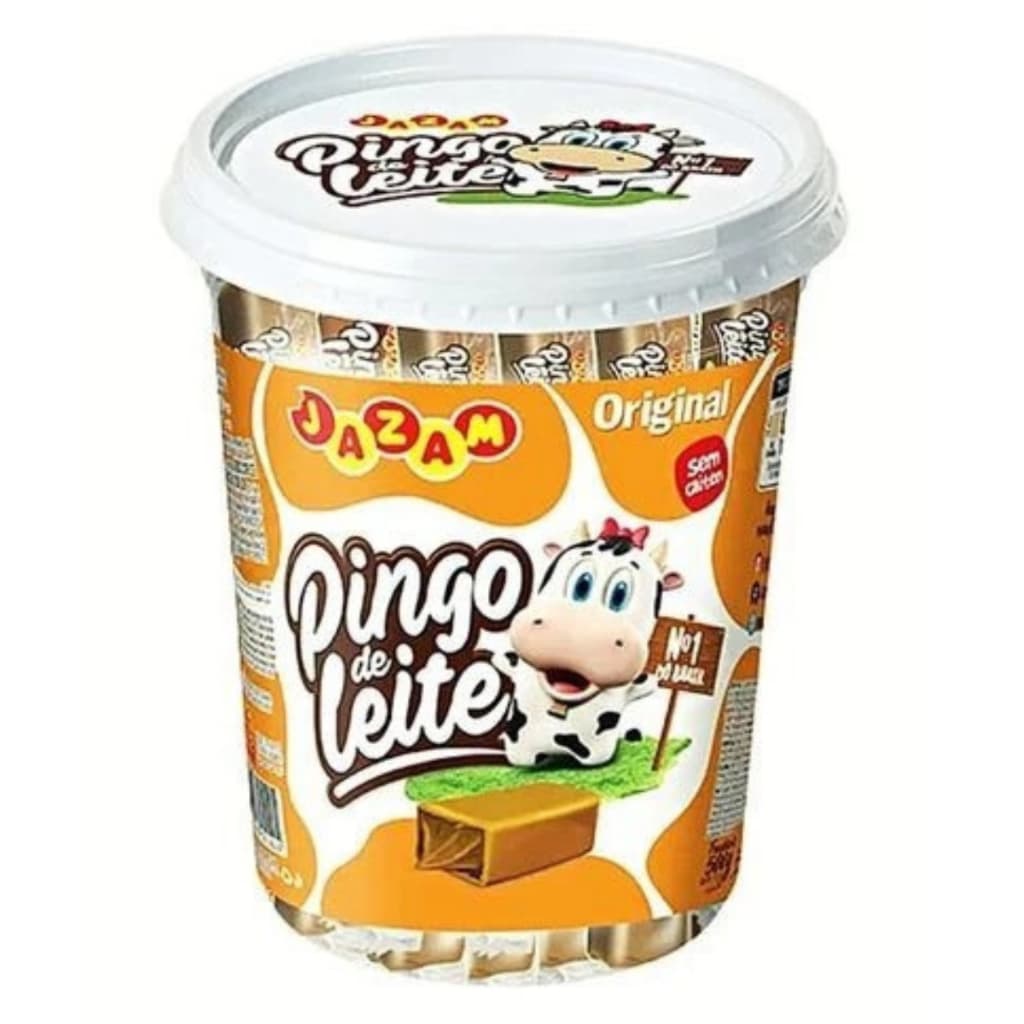 Pingo de Leite 50uni - Doce de Leite embalados individual - 500g Jazam - Festa Junina - Lembrancinha