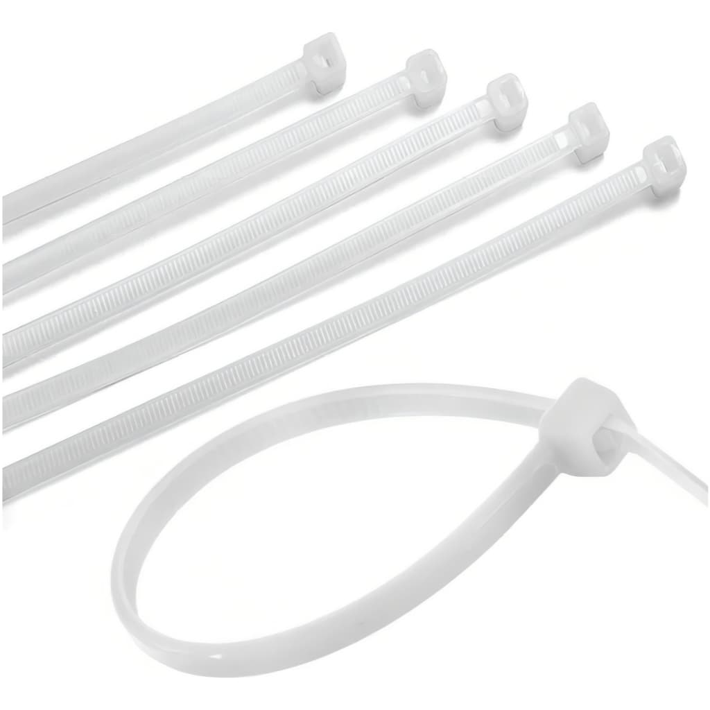 Abraçadeiras De Nylon 200x2,5mm Para Cabos E Fixação