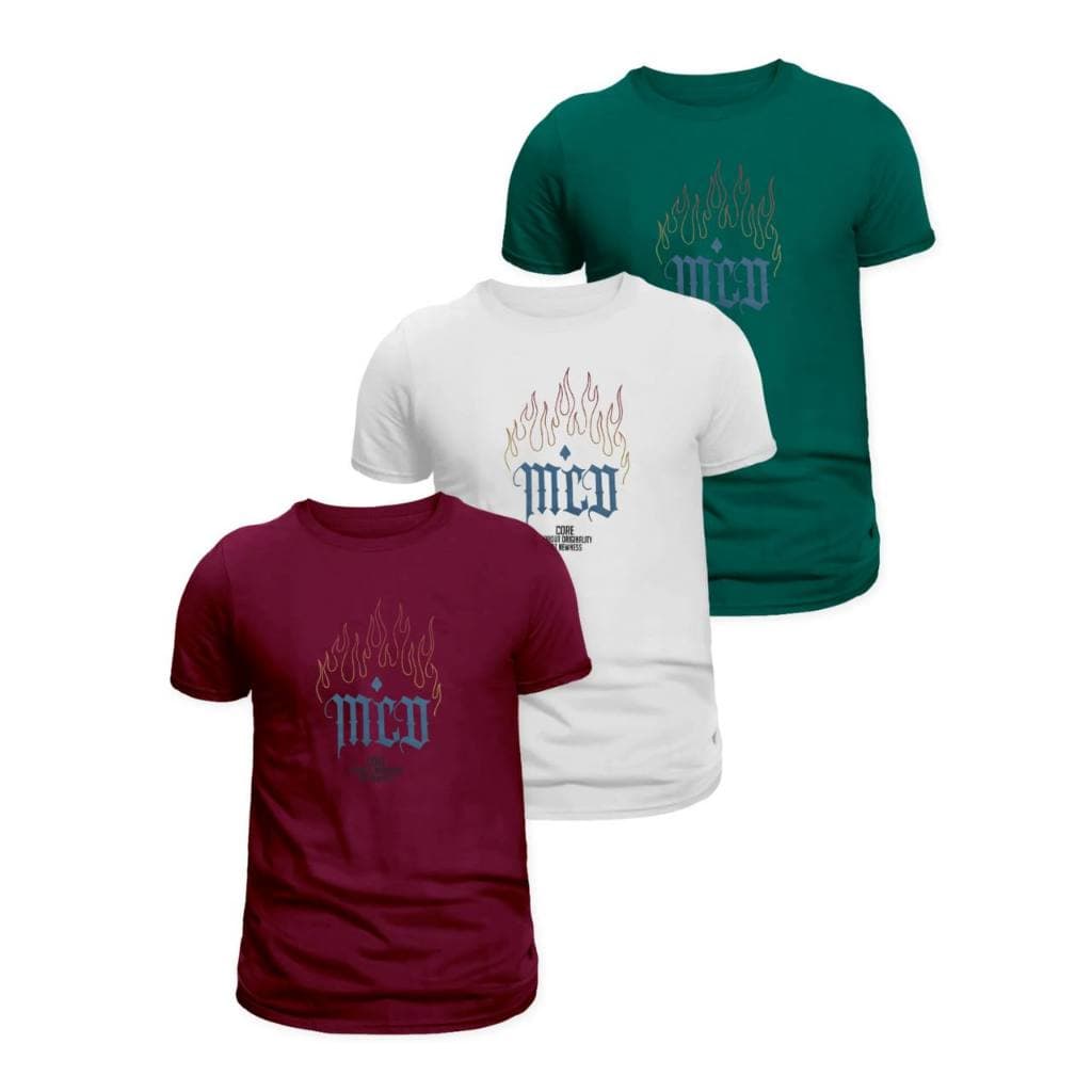 Camiseta Plus Size Masculina Estampada M-C-D Veste G1-G2-G3 100% Algodão