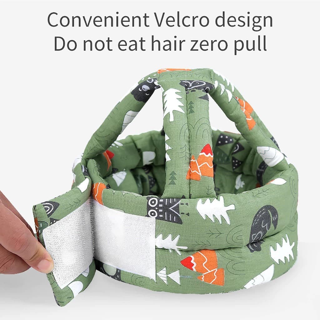 Chapéu De Proteção Anti-Colisão Capacete De Segurança Ajustável Para Bebês - Envio Agora!