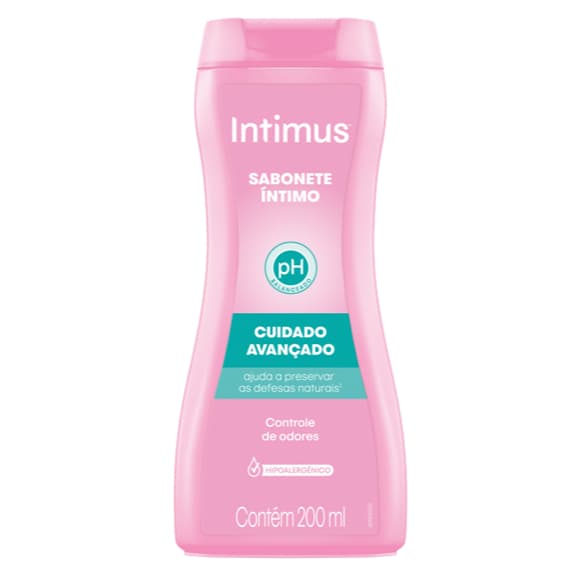 Sabonete Líquido Íntimo Cuidado Avançado Intimus 200ml
