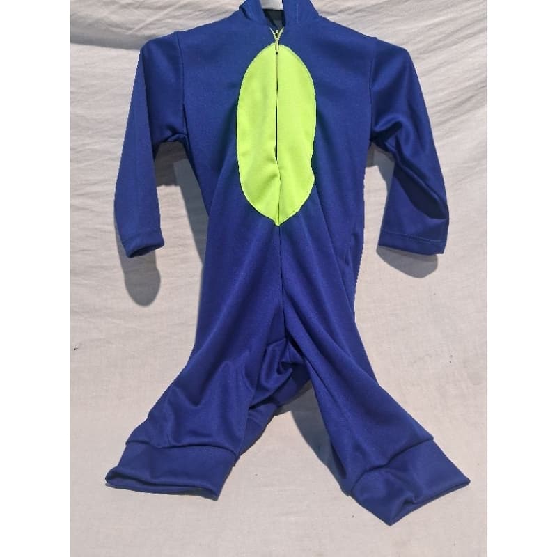Fantasia Mac Dragaozinho Para Festa Fantasia Infantil Cor Azul Verd Tm gg Para Crianças De 09 a 12 Meses