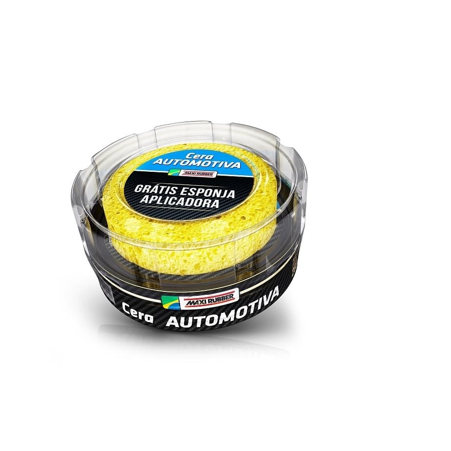 Cera profissional automotiva 200g maxi rubber