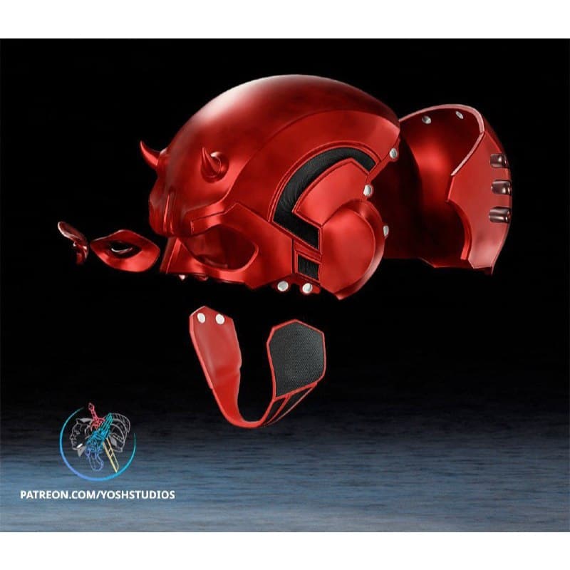 Capacete Demolidor DareDevil Marvel Cosplay Fantasia Elmo