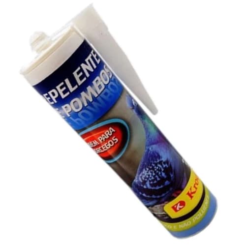 Repelente Espanta Pombo Morcego Krodec 300ml 265gr Anti-Aves Proteção Residencial Pardais