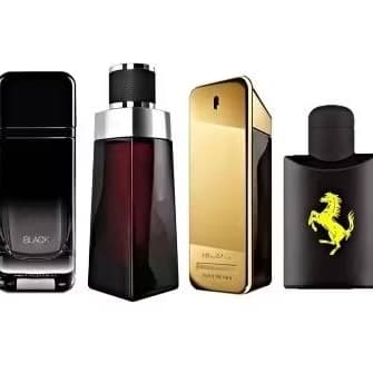 Combo 04 perfumes masculino fragrâncias importadas 400mls exclusivo Envio imediato a sua compra!!!