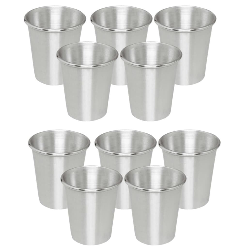 Copo de Alumínio Cônico 300 ml N8 kit com 12 unidades