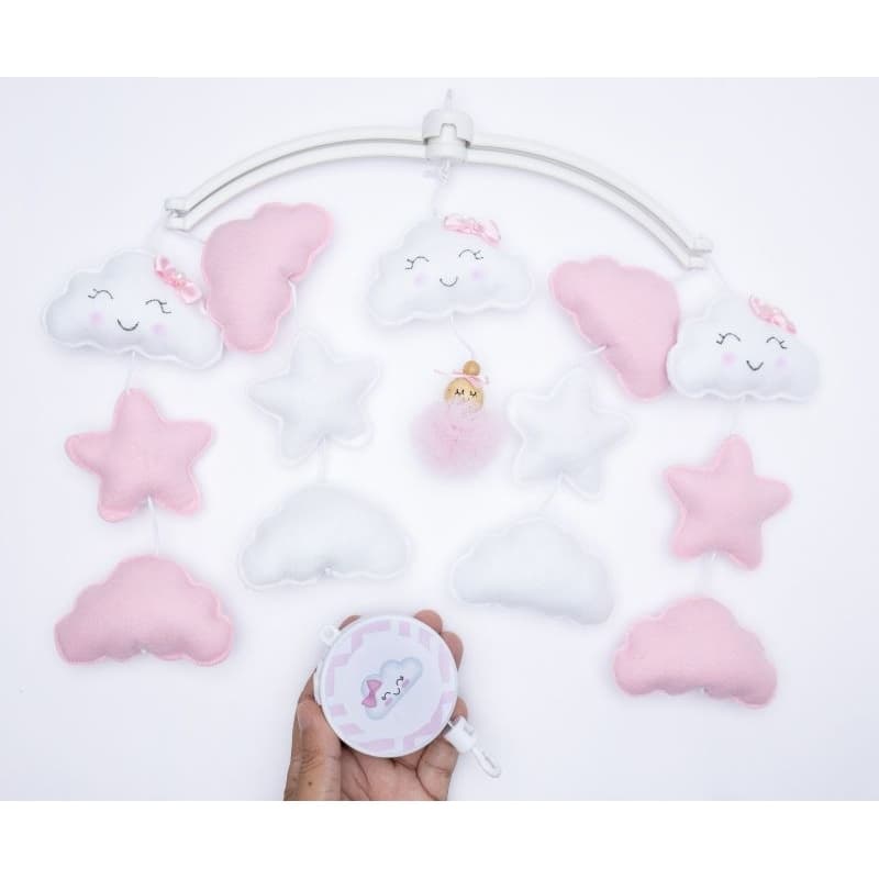 Móbile Bailarina- Musical Giratório e Personalizado