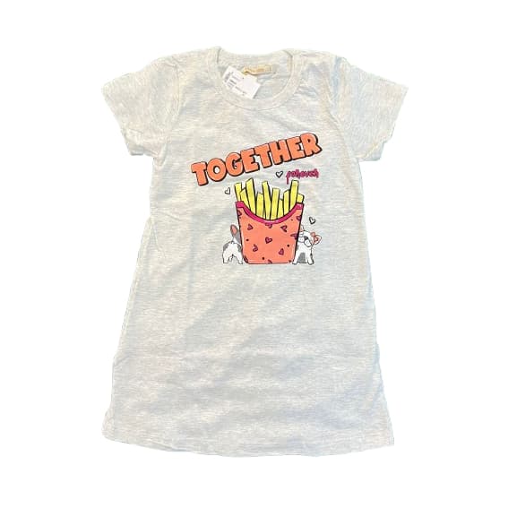 CAMISOLA INFANTIL FEMININO BATATA FRITA