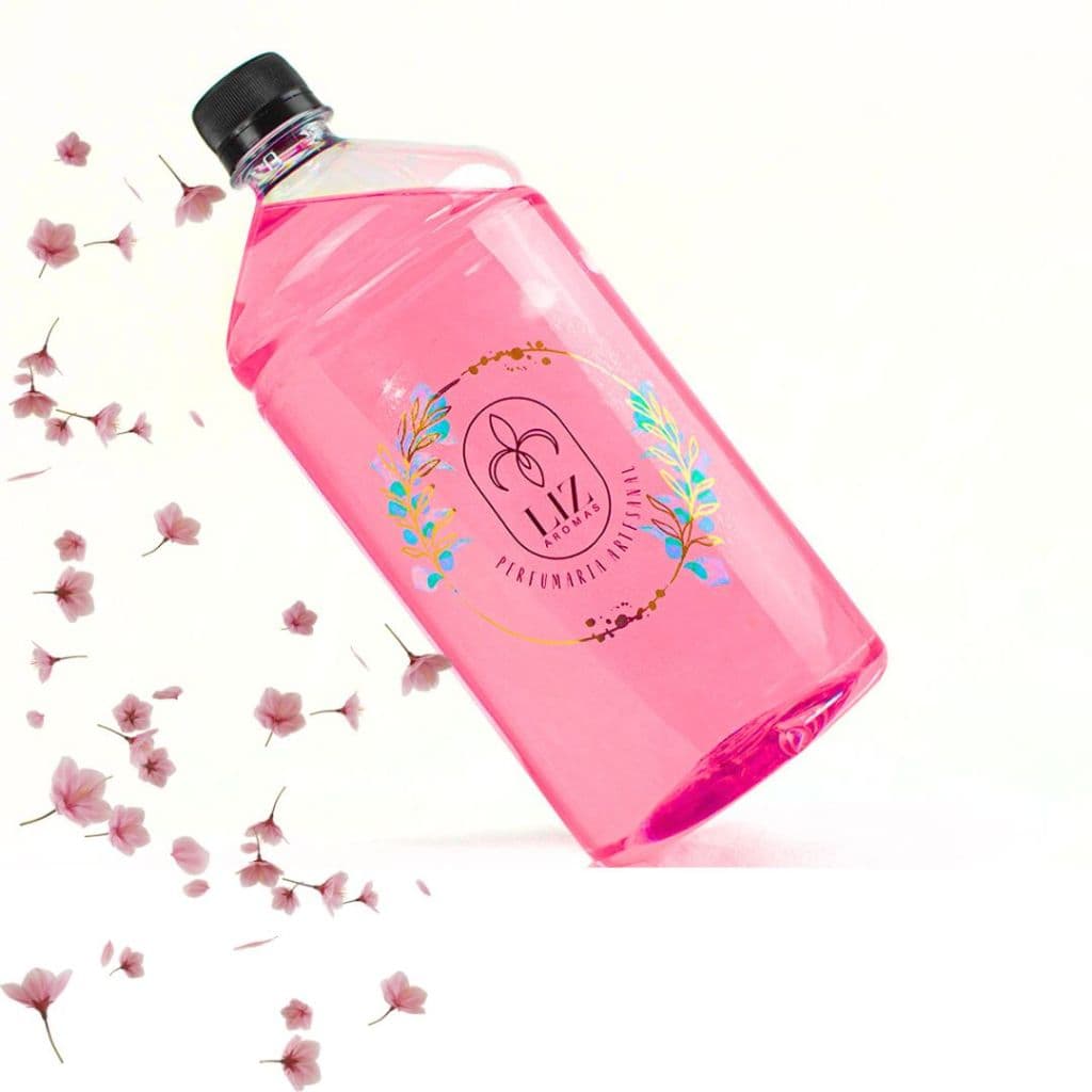 Refil 1 litro Difusor Aromatizador aroma Flor de Cerejeira
