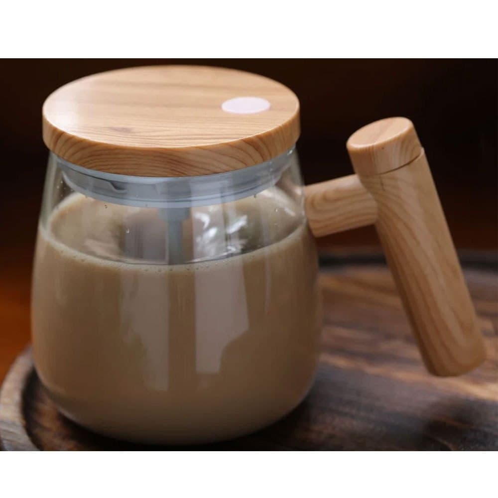 Caneca Automática Elétrica Vidro Mixer Misturador Café Jarra