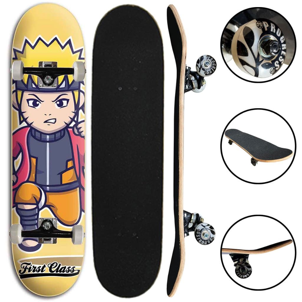 Skate iniciante Completo pronto para andar First Class para todas as idades