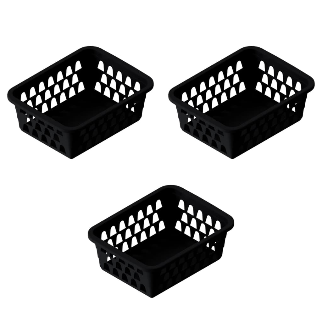 Kit 3 Cestinho Organizador Pequeno Casa Cozinha Gavetas Multiuso