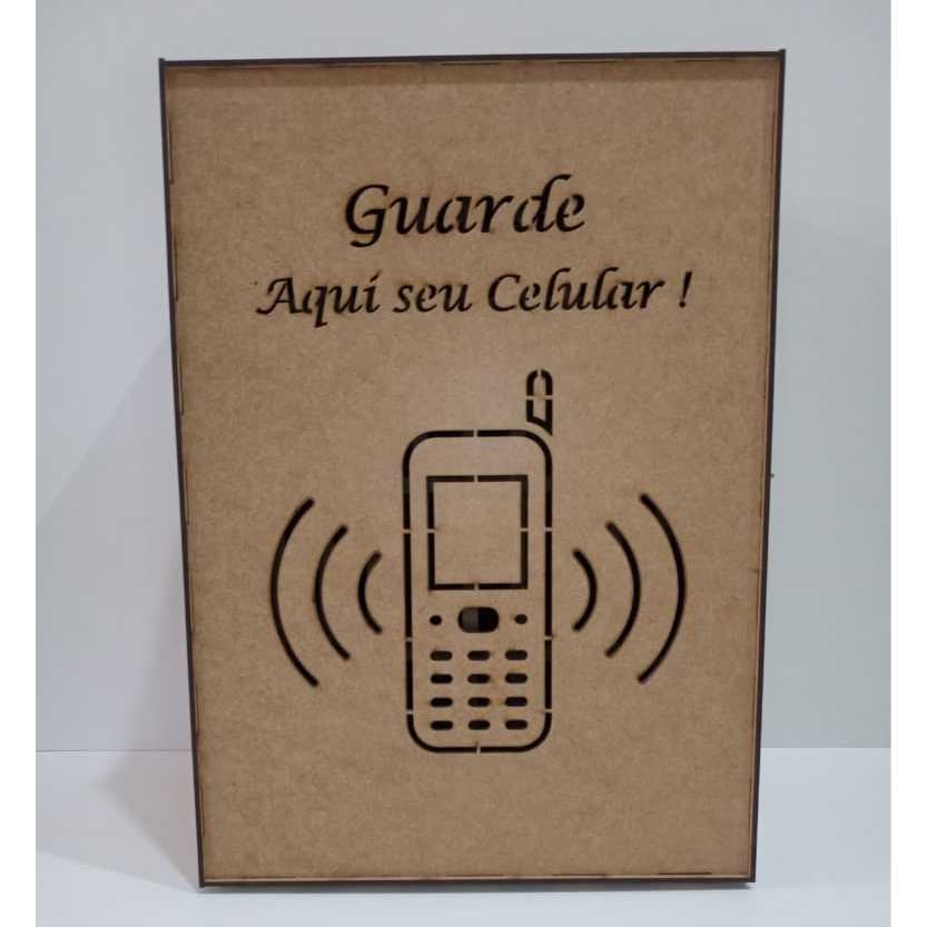 Caixa Organizadora de celular para 40 celulares  PORTA CELULAR ESCOLAR