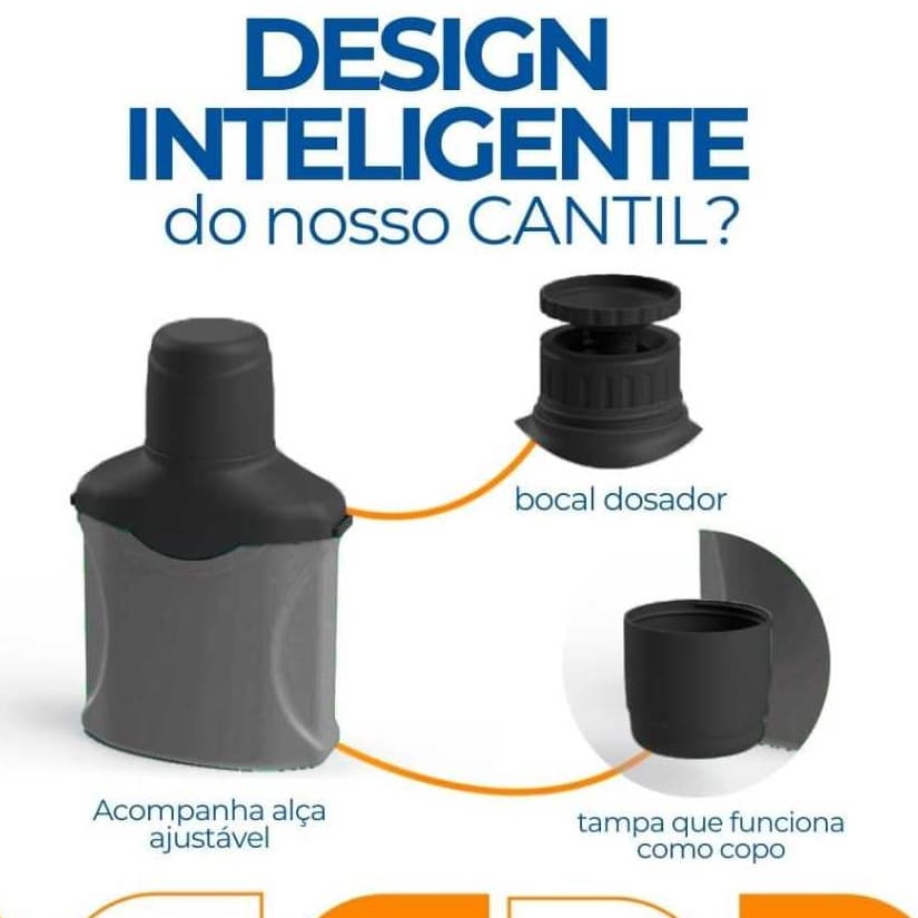 Cantil Térmico 1 Litro Água Fria Gelada Custo Benefício Barato Qualidade Vikterm