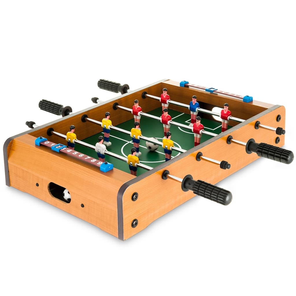 Totó Jogo de Futebol de Mesa Mini Pebolim de Madeira Bolas Inclusa Brinquedo Infantil