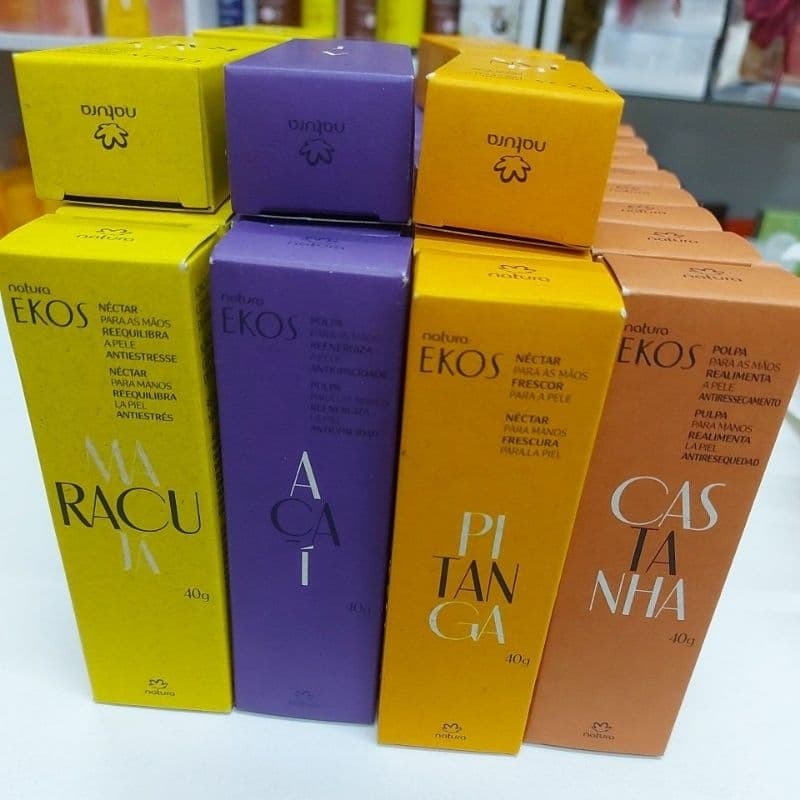 2 cremes para as mãos Ekos 40g natura