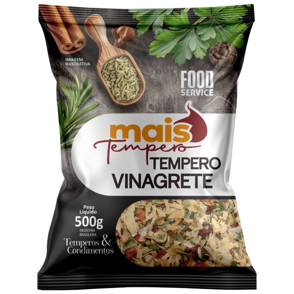 Vinagrete Tempero Mais Tempero 1 Kilo e 500g Especiarias e Condimentos