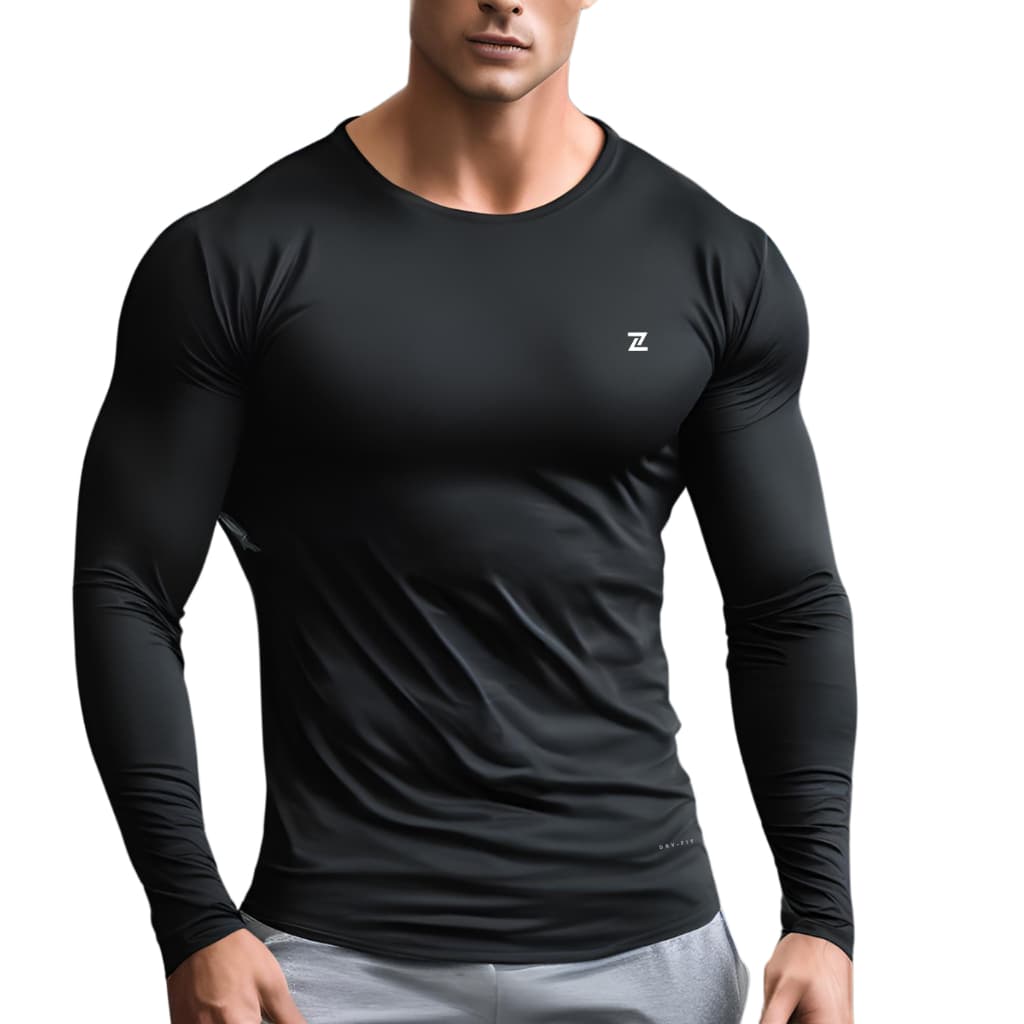 Camisa Térmica Segunda Pele Camiseta Proteção 50Uv+ Compressão Frio Calor Blusa Masculina