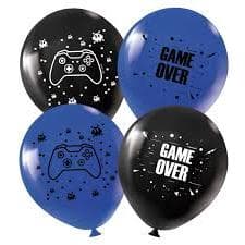Balão redondo Art latex número 11 bexiga temático GAME pacote com 10 unidades promoção