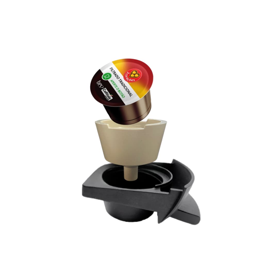 1x Adaptador Cápsula Três Corações Para Todas as Máquina Dolce Gusto