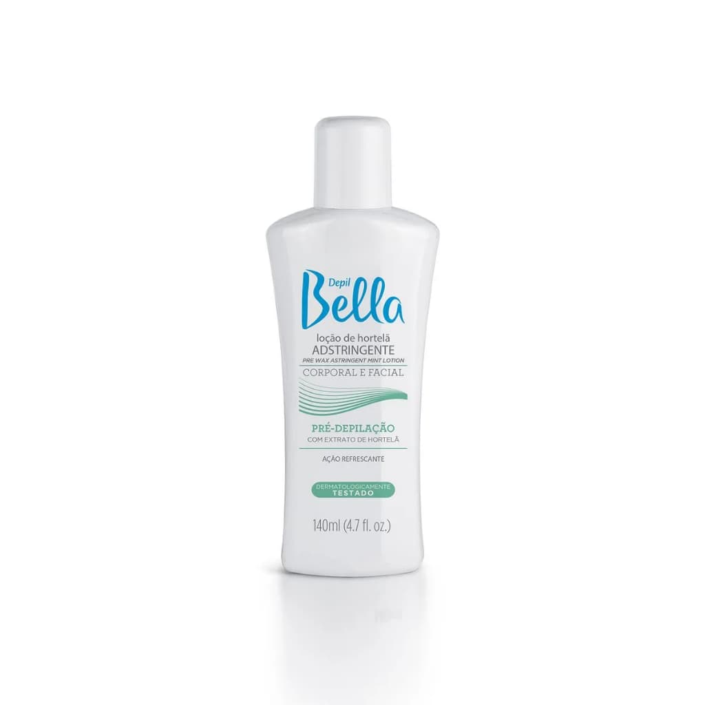 Loção de Hortelã Adstringente Pré-Depilação 140ml Depil Bella