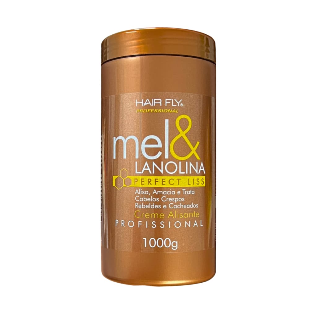 Creme Alisante Mel e Lanolina Hair Fly 1kg