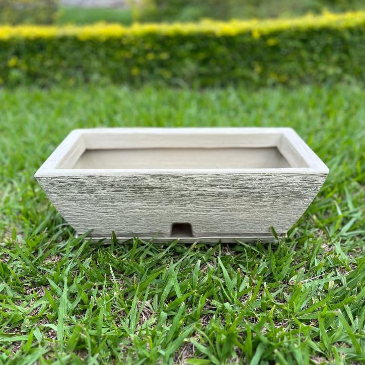 Vaso De Planta Jardineira N°1 Polietileno (43x24x15) Com Prato