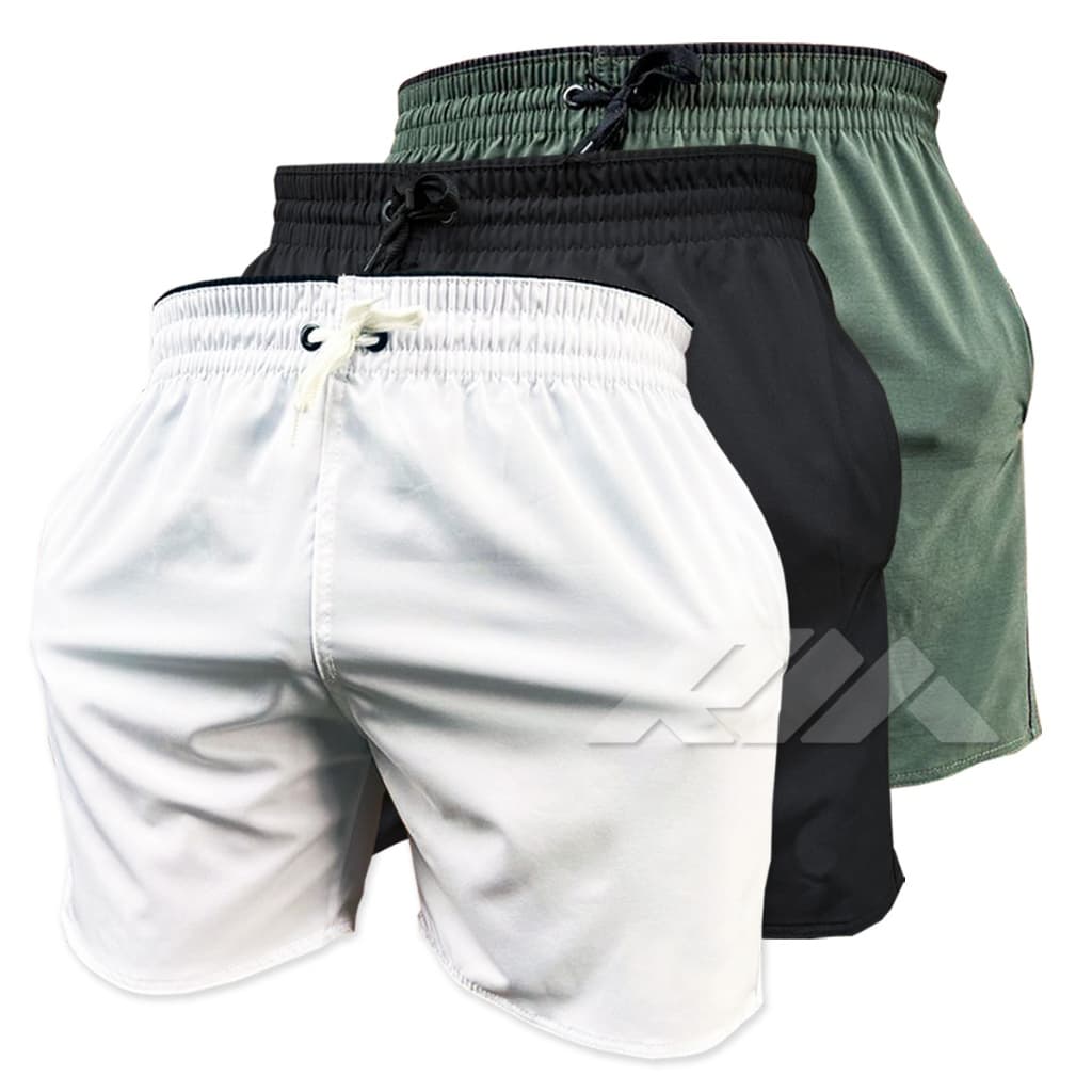 Kit com 3 Shorts Dryfit - Estilo e Conforto para Seu Dia a Dia