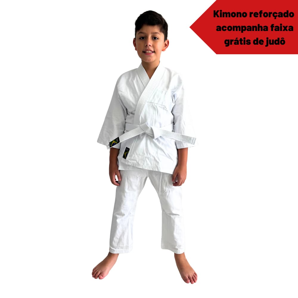 Kimono Infantil MK Brasil Branco