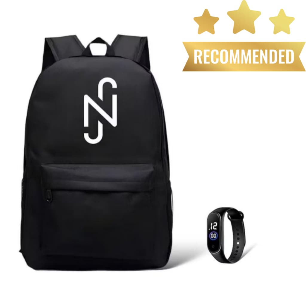 Bolsa mochila de Costa Escolar Passeio Trabalho + Relogio Oferta