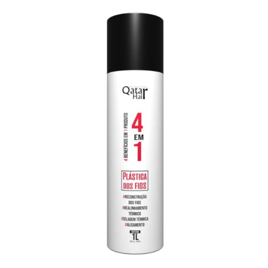 Qatar Hair Selagem Térmica 4 em 1 - Plástica dos Fios