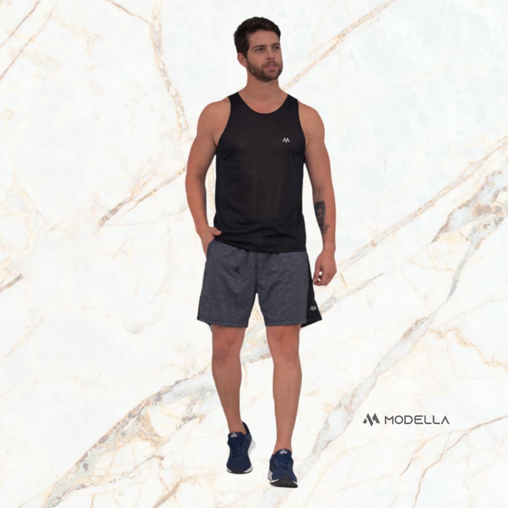 REGATA camiseta  Masculina Slim Moda Masculina Dry Fit Preta