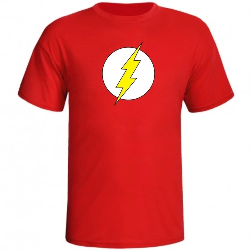 Camiseta Blusa Masculina The Flash Seriado Personagem Raio Promoção