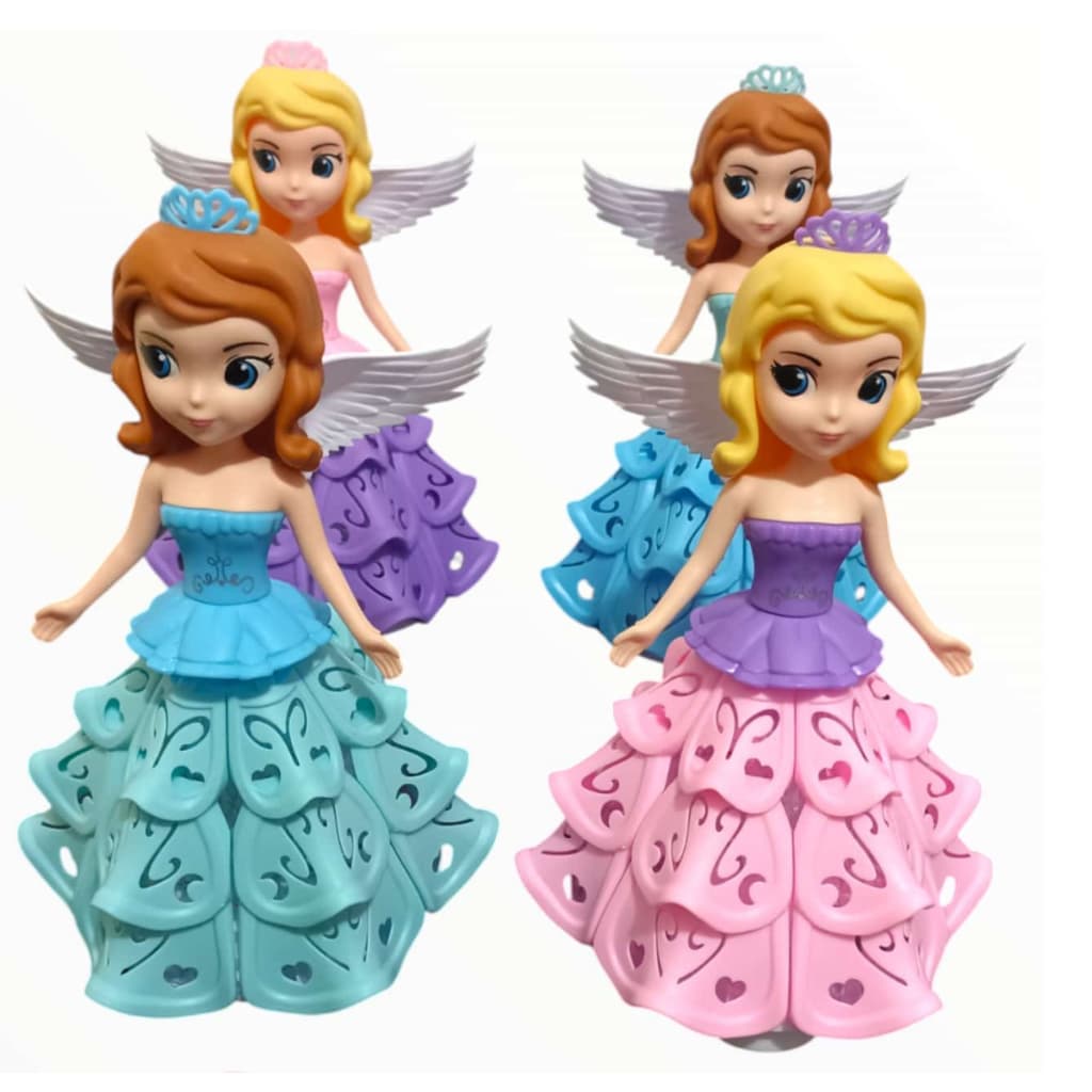Boneca Dançarina Princesa Sofia com Luz e Som