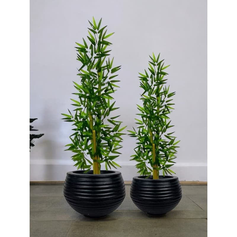 Vaso para Plantas Esfera Ondulado em  Polietileno P, M e G